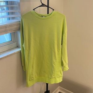 Medium lime, green fashion nova sweater dress